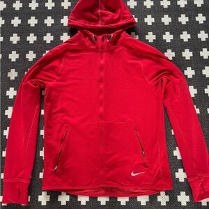 Nike Vibrant Red Zip-Up Jacket
